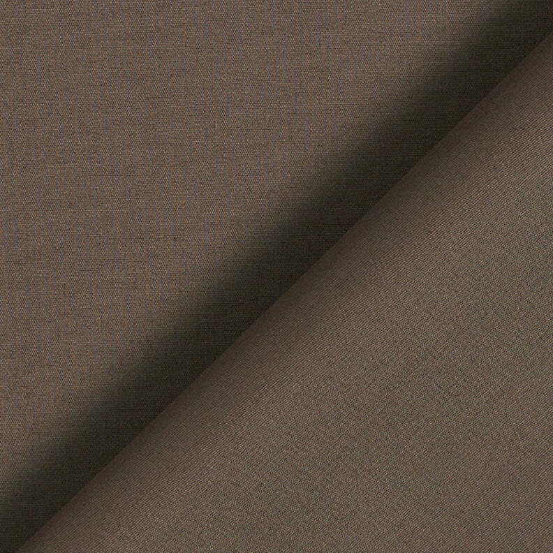 Katoenen stof stretch effen – zwartbruin,  image number 3
