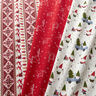 Decostof Canvas Kerstgroet – rood/wit,  thumbnail number 5