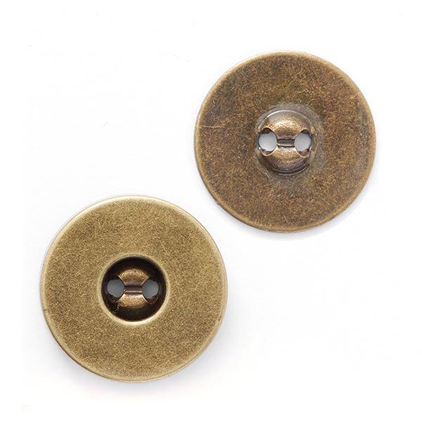Magnetische knoop [  Ø18 mm ] – oud goud metalen,  image number 2
