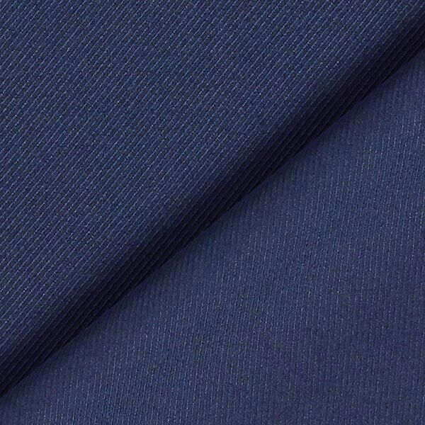 Blousestof in de lengte elastisch keperbinding – nachtblauw,  image number 3