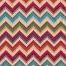 Decostof Gobelin Chevron – lichtbeige/karmijnrood,  thumbnail number 1