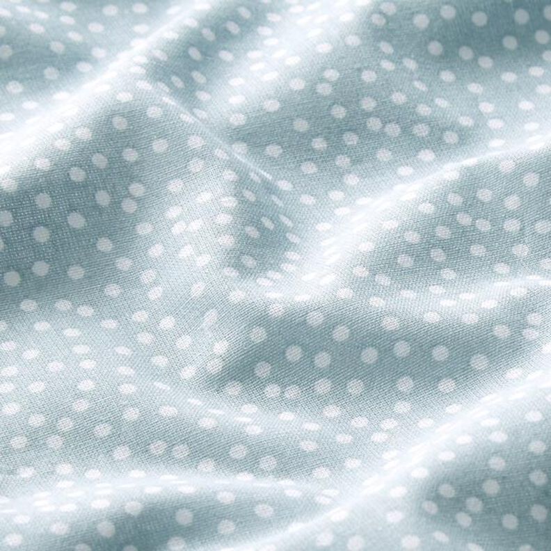 Katoenen stof Cretonne Onregelmatige punten – babyblauw,  image number 2