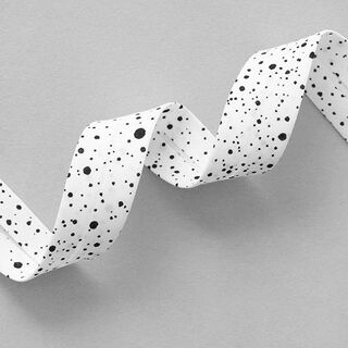 Schuine band vlekken [ 20 mm ] – wit/zwart, 