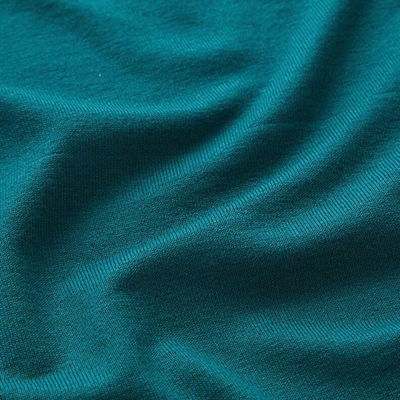Viscose jersey licht – petroleum,  image number 3