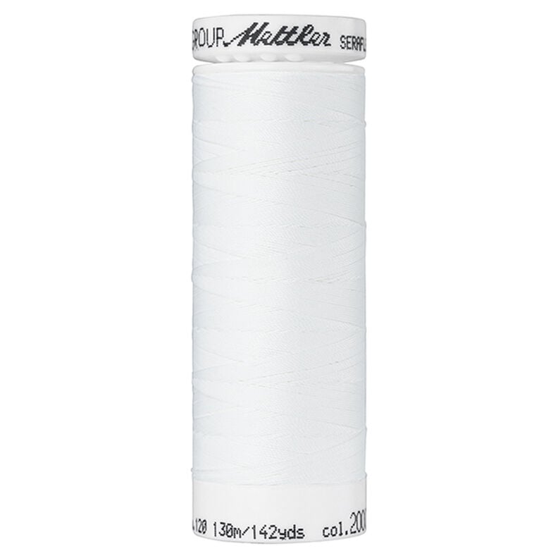 Seraflex naaigaren voor elastische naden (2000) | 130 m | Mettler – wit, image number 1