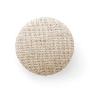 Beklede knoop, linnen medium – zand, 