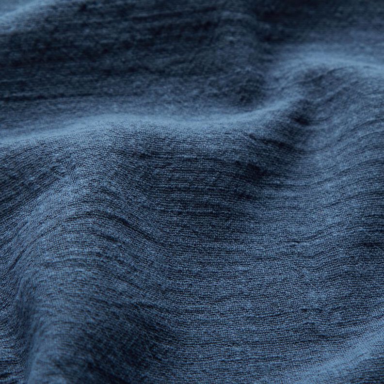 Katoenen stof linnenlook – koningsblauw,  image number 2