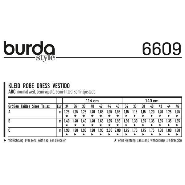 Jurk, Burda 6609,  image number 6