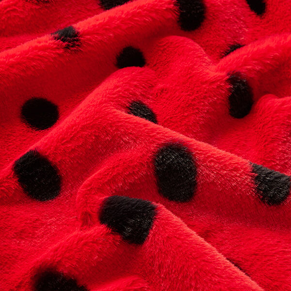 Nepbont lieveheersbeestje stippen – rood/zwart,  image number 2