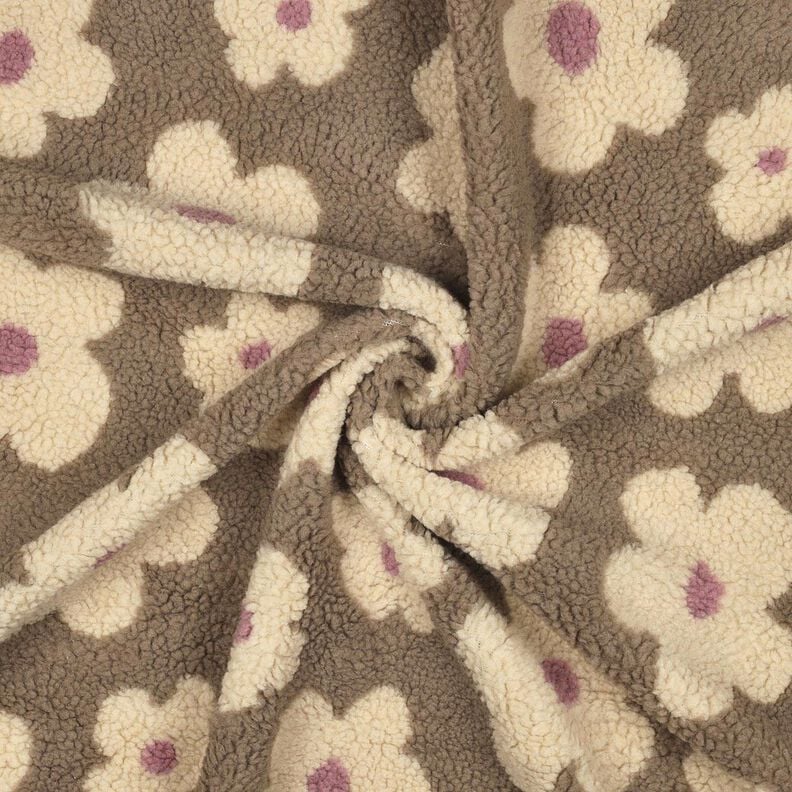 Teddy pluche Bloemen | Poppy Fabrics &ndash; duingeel/lichtbeige,  image number 3