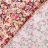 Viscosestof Bloemenweide – rood/zwart,  thumbnail number 4