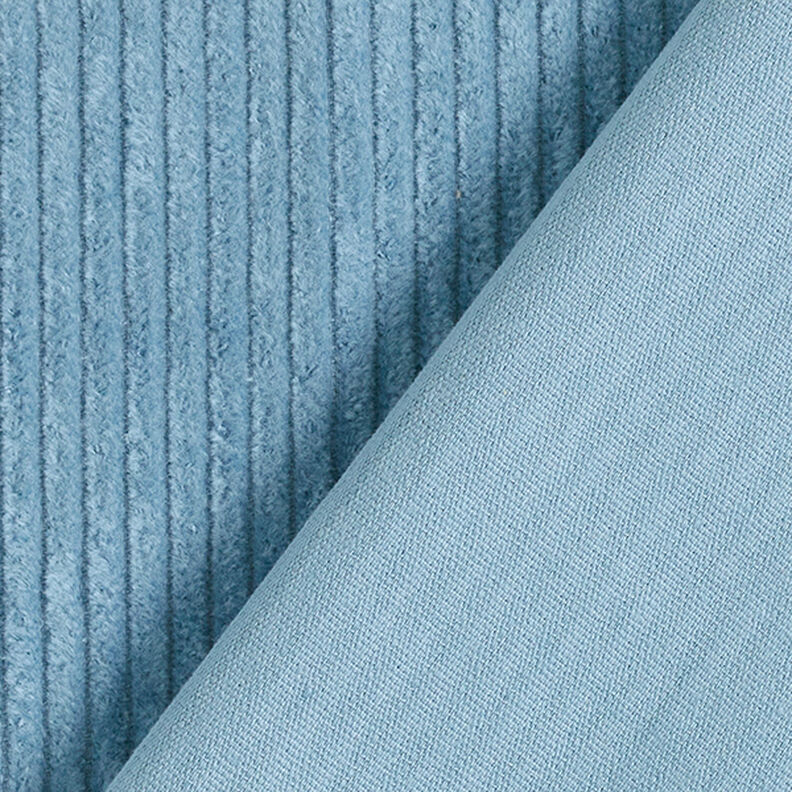 Brede rib voorgewassen Effen – duifblauw,  image number 3