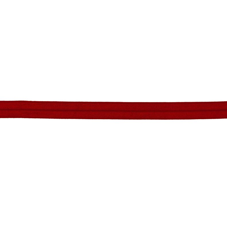 Elastische boordstrook glanzend [15 mm] – karmijnrood,  image number 1