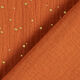 Katoenen mousseline verspreide gouden vlekken – terracotta/goud,  thumbnail number 4