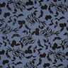 Viscosestof weelderige bladeren  – blauwgrijs/zwart,  thumbnail number 1