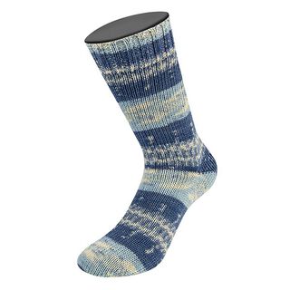 Meilenweit 100 Denim Mix Blue, 100g | Lana Grossa – lichtblauw/donkergrijs, 