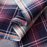 Overhemdstof katoenen tartan – donkerrood/marineblauw,  thumbnail number 3