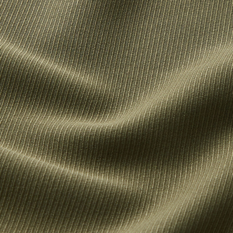 Stretch broekstof effen – donkergrenen,  image number 2