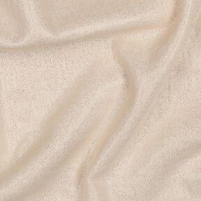 Mousseline/dubbel gehaakte stoffen Fijne glinsterende stippen | Poppy Fabrics – zand, 