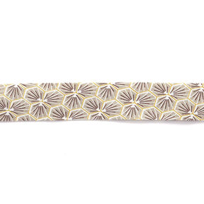 Biasband ruiten [27 mm] – beige, 