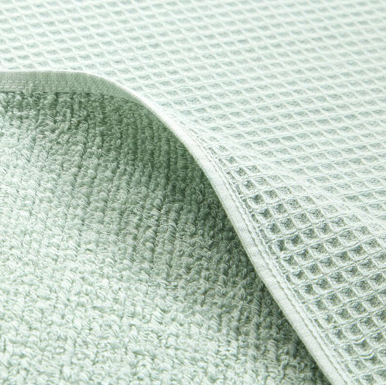 Badstof/Wafelpiqué Effen – licht mint, image number 5