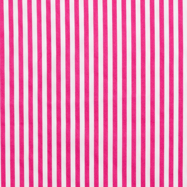 Katoenpopeline Smalle strepen – purper/wit, image number 1