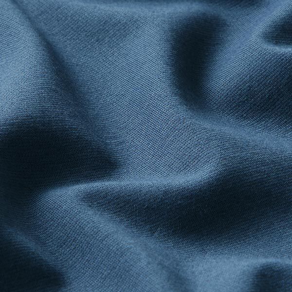 Romaniet jersey Katoen Effen – jeansblauw,  image number 2