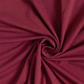 Bamboe Viscosejersey Effen – bordeauxrood, 