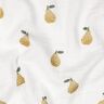 Mousseline/dubbel gehaakte stoffen Peer Digitaal printen | Poppy Fabrics – wit/geel olijfgroen,  thumbnail number 2