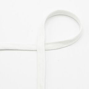 Plat snoer Capuchon Katoen [15 mm] – wit, 