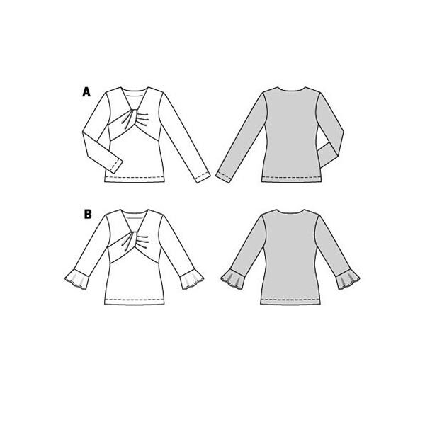 Shirt | Burda 5886 | 34-44, image number 8