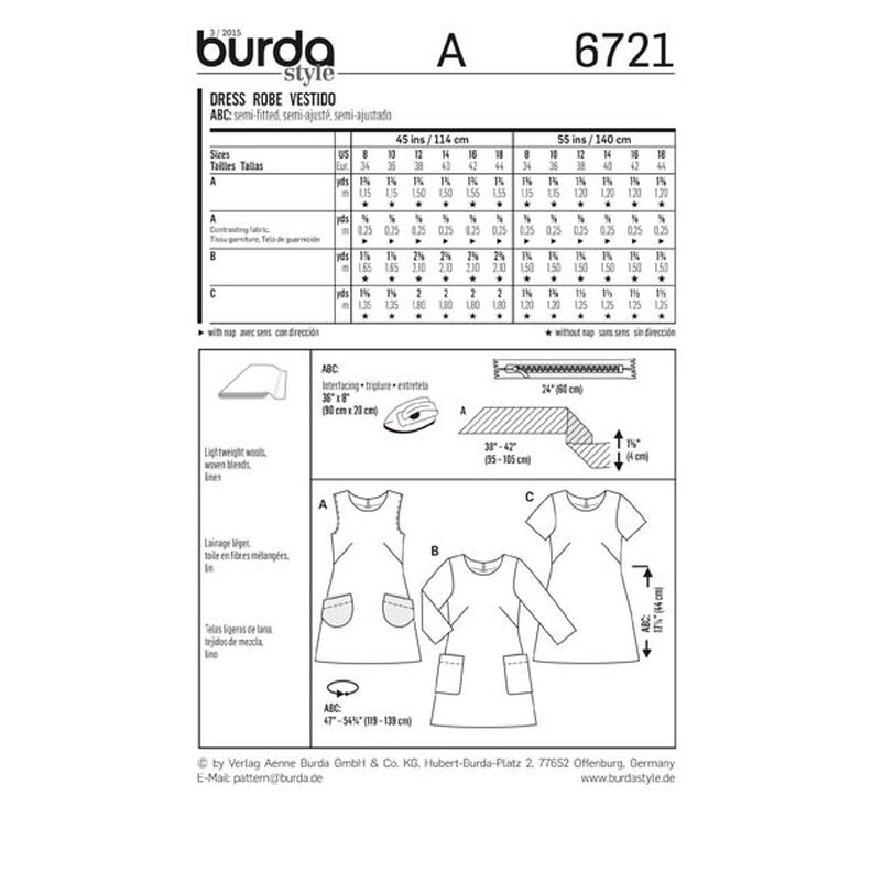 Jurk, Burda 6721,  image number 7