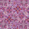 Doorgestikte stof Doubleface Ruiten | Poppy Fabrics – blauwlila/kastanjebruin,  thumbnail number 4