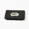 Oogje [30 x 30 mm] – zwart/zilver metallic,  thumbnail number 2