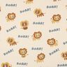 Katoenjersey Leeuw | Poppy Fabrics – lichtbeige/reekalf,  thumbnail number 1