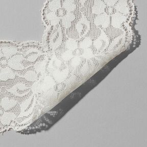 Elastische lingeriekant [60 mm] - wolwit, 