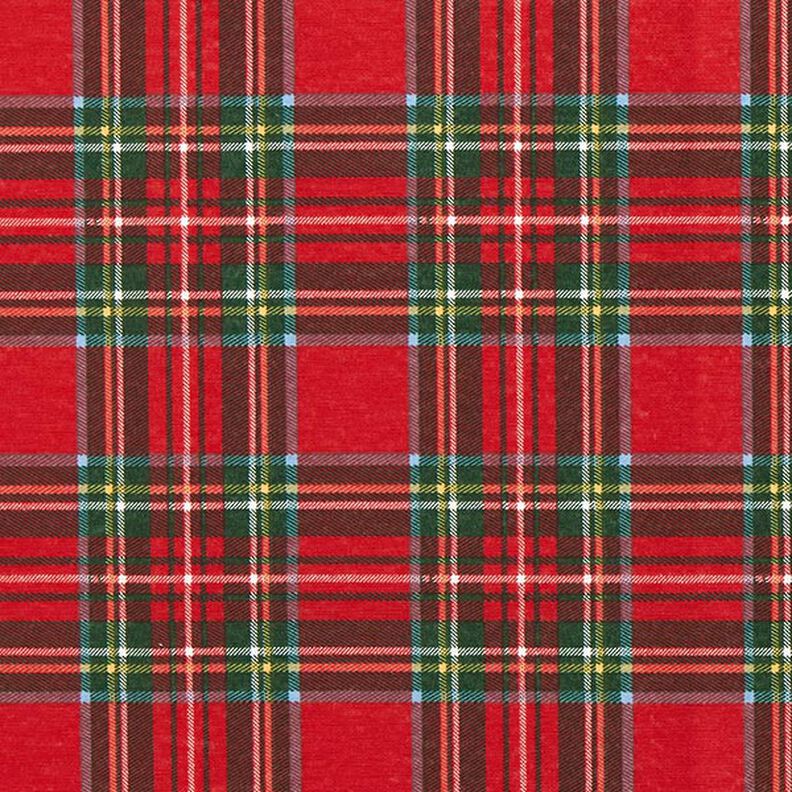 Decostof Canvas Schotse ruit – rood/dennengroen,  image number 1