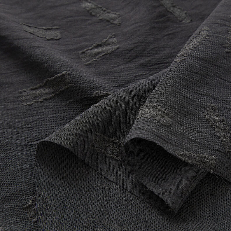 Jacquard Dobby strepen – zwart,  image number 3