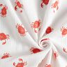 GOTS Mousseline/dubbel gehaakte stoffen kreeften | Poppy Fabrics – ivoor,  thumbnail number 3