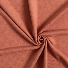 Fijngebreid Jersey Effen – terracotta, 