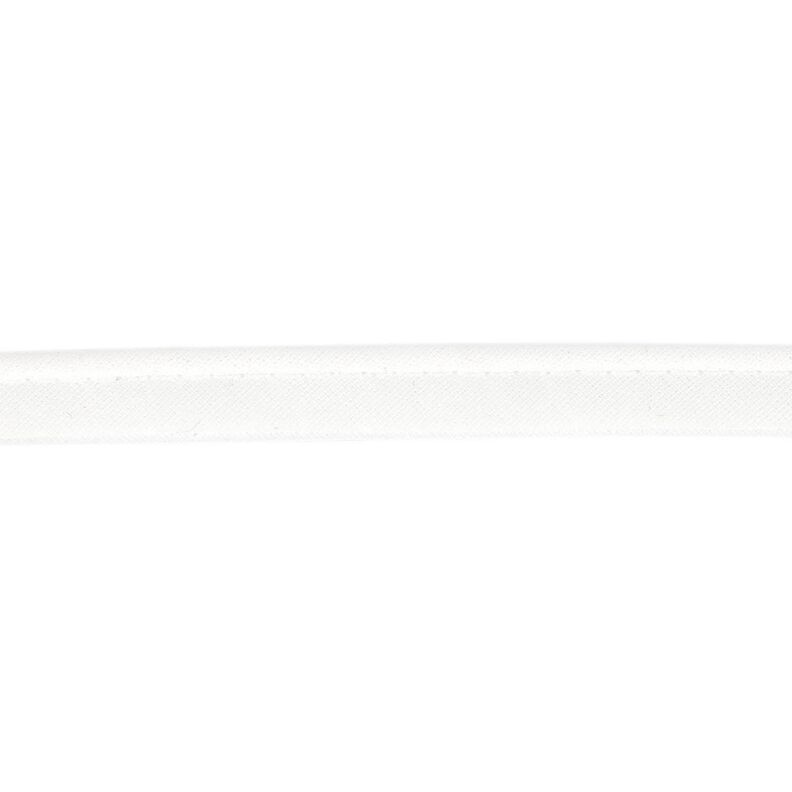 Paspelband Polycotton [10 mm] – wit,  image number 1