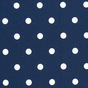 Badpakstof Polkadots – marineblauw/wit, 