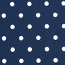 Badpakstof Polkadots – marineblauw/wit,  thumbnail number 1