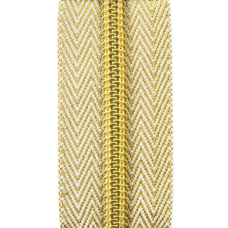 Eindeloze ritssluiting | Prym – goud metallic,  image number 1