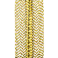 Eindeloze ritssluiting | Prym – goud metallic
