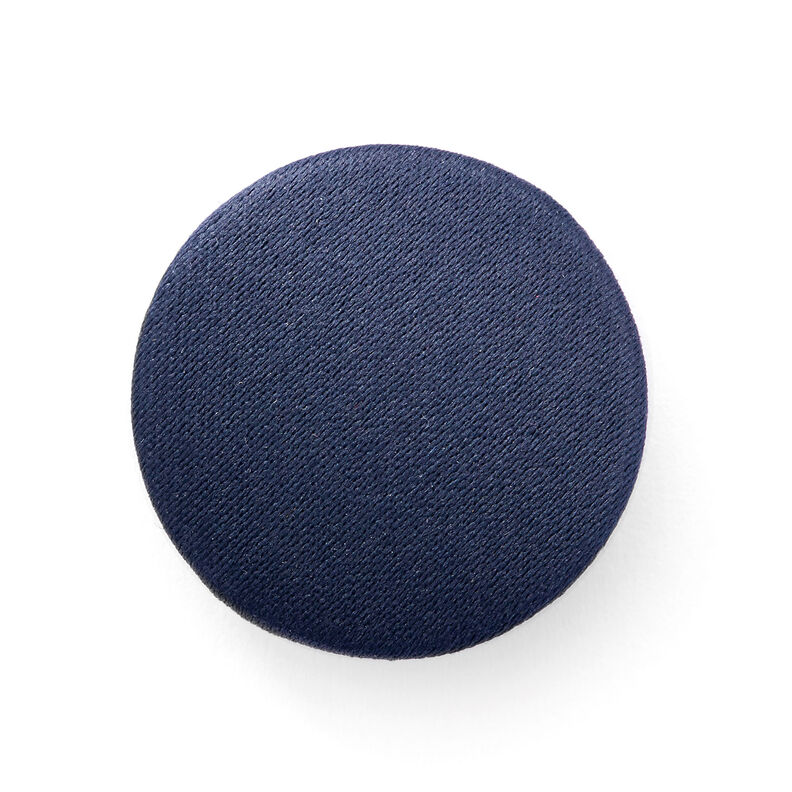 Beklede knoop, Duchesse Satijn – jeansblauw,  image number 1