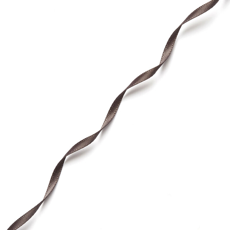 Satijnband [3 mm] – donkergrijs,  image number 2