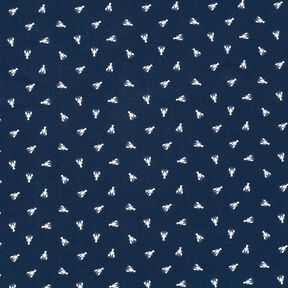 Katoenjersey Reuzengarnaal – marineblauw, 