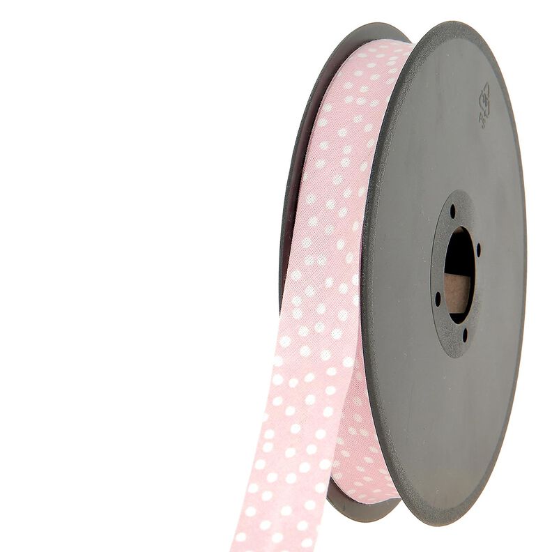 Biasband verspreide stippen [20 mm] – roze,  image number 2