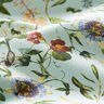 Katoenen stof popeline bloemenpracht – lichtblauw,  thumbnail number 2